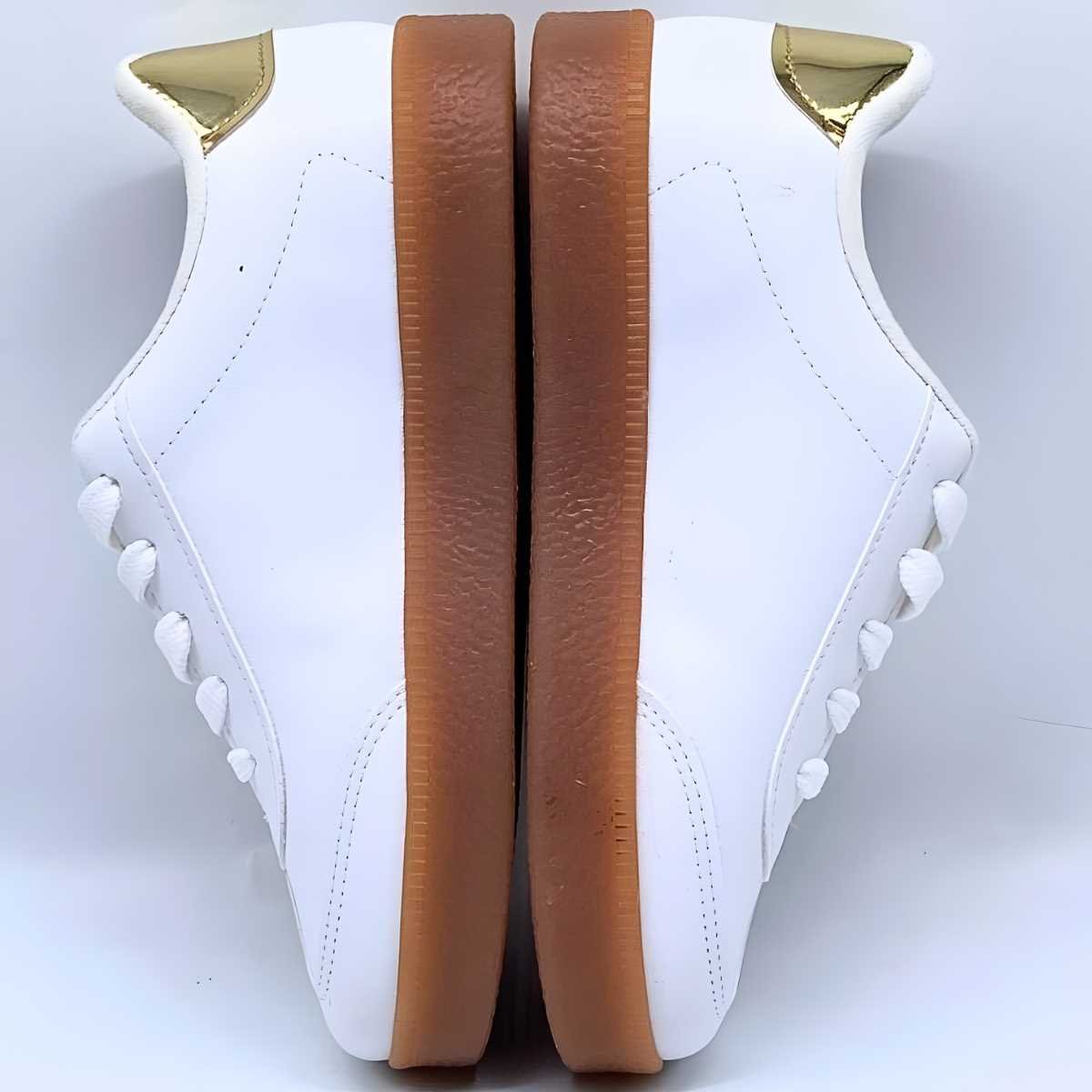 Tênis Casual Infantil Menina Molekinha 2582.102 Branco/Dourado 5