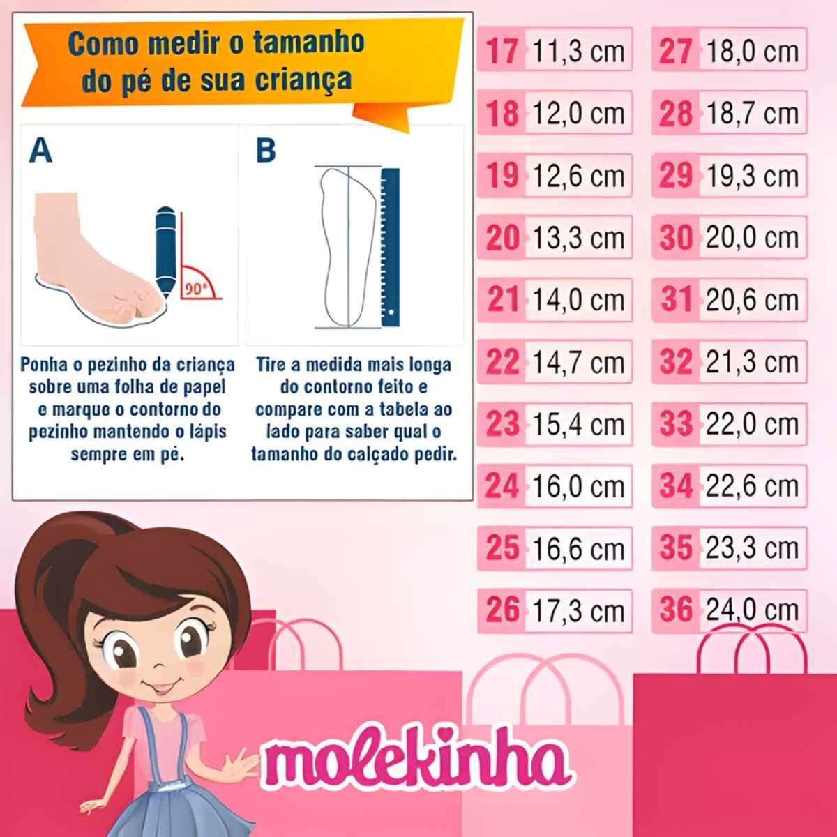 Tênis Casual Infantil Menina Molekinha 2582.102 Branco/Dourado 7