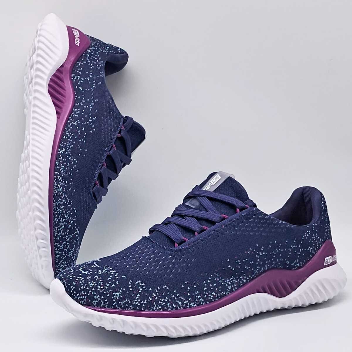 Tênis Feminino Actvitta Casual Esportivo Conforto 4802.230 Azul/Roxo 4