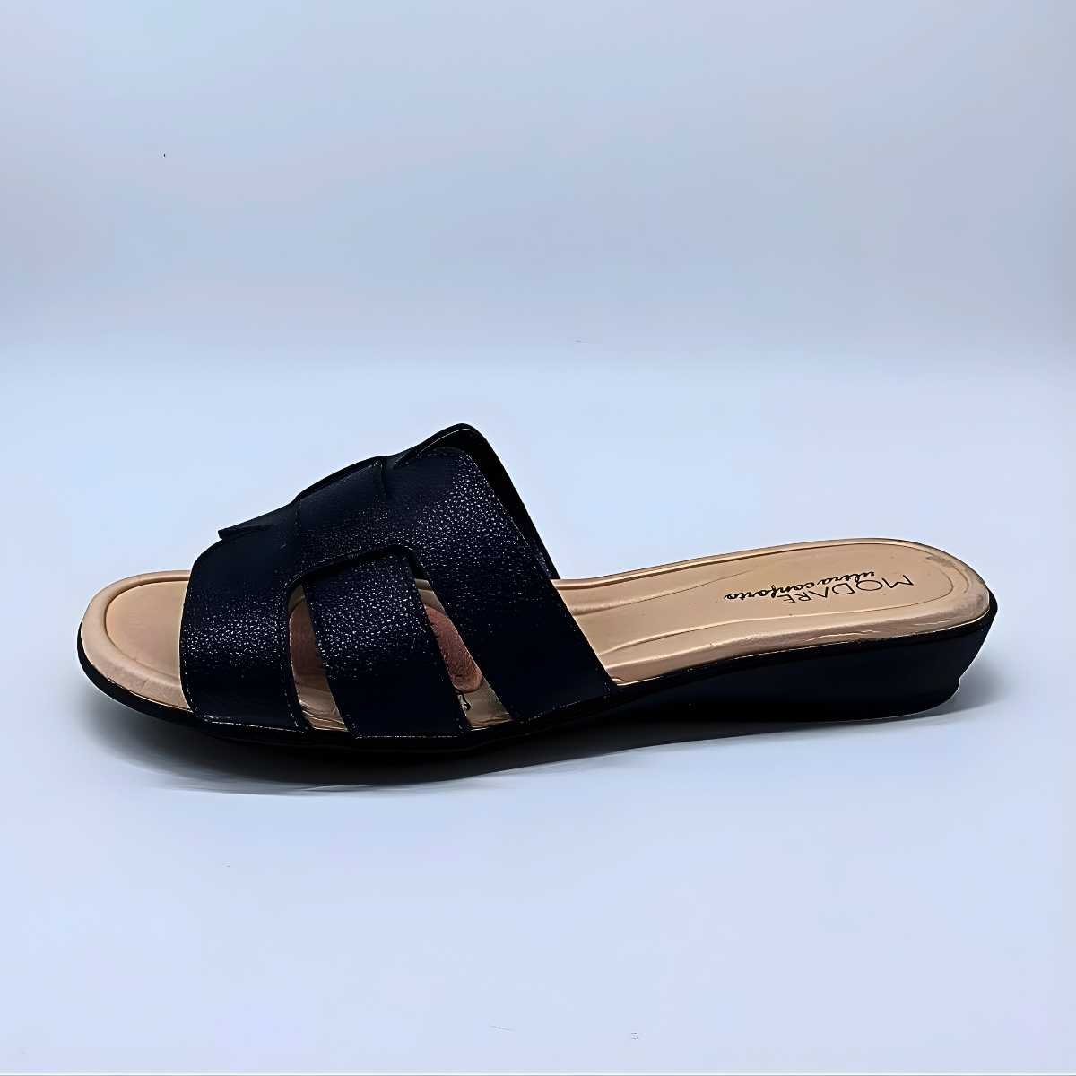 Sandália Feminina Modare Rasteirinha Conforto Leve 7127.264 Preto 3