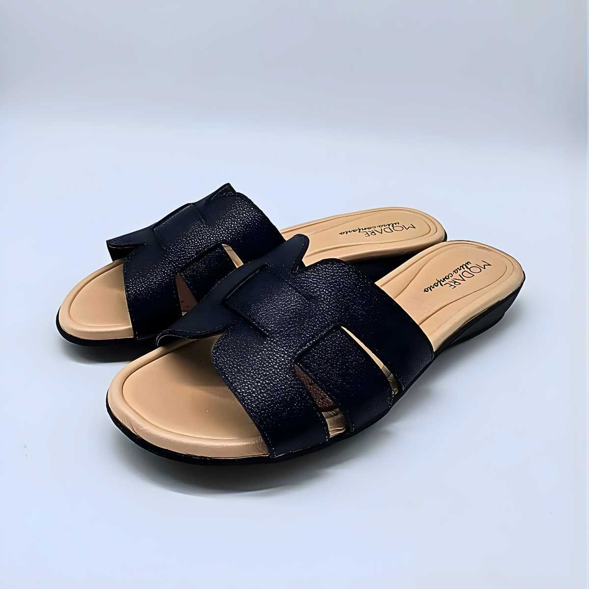 Sandália Feminina Modare Rasteirinha Conforto Leve 7127.264 Preto 4