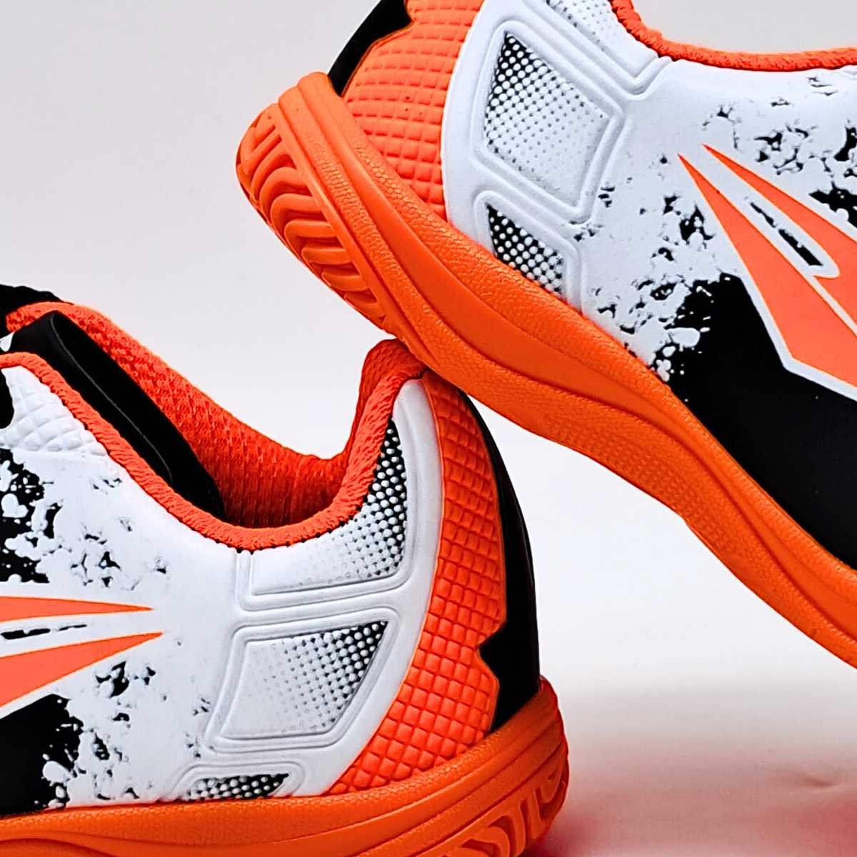 Chuteira Futsal Bebê Menino Dray 5304 Preto/Laranja 6