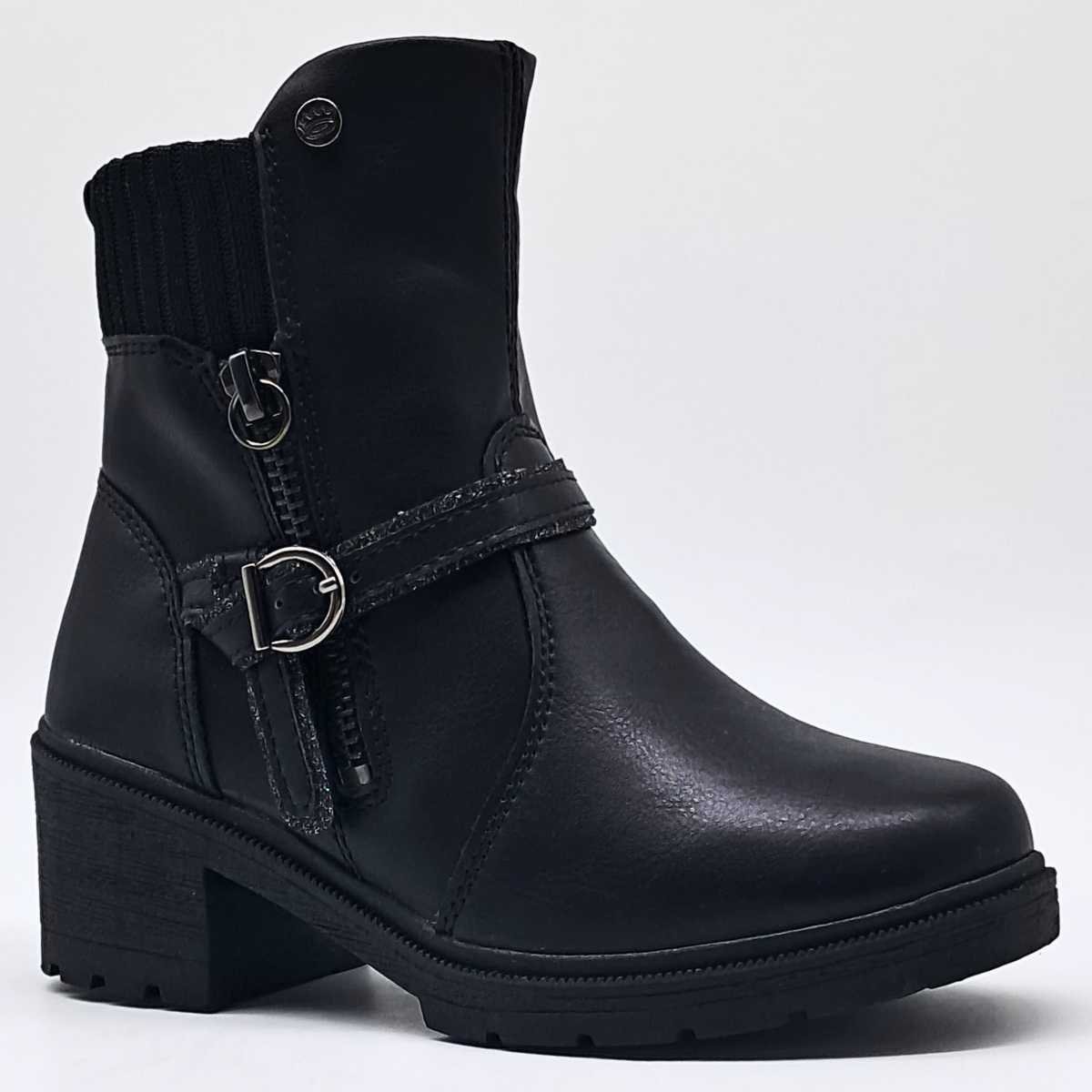 Bota Menina Pink Cats Infantil Cano Baixo Salto Confy V4001