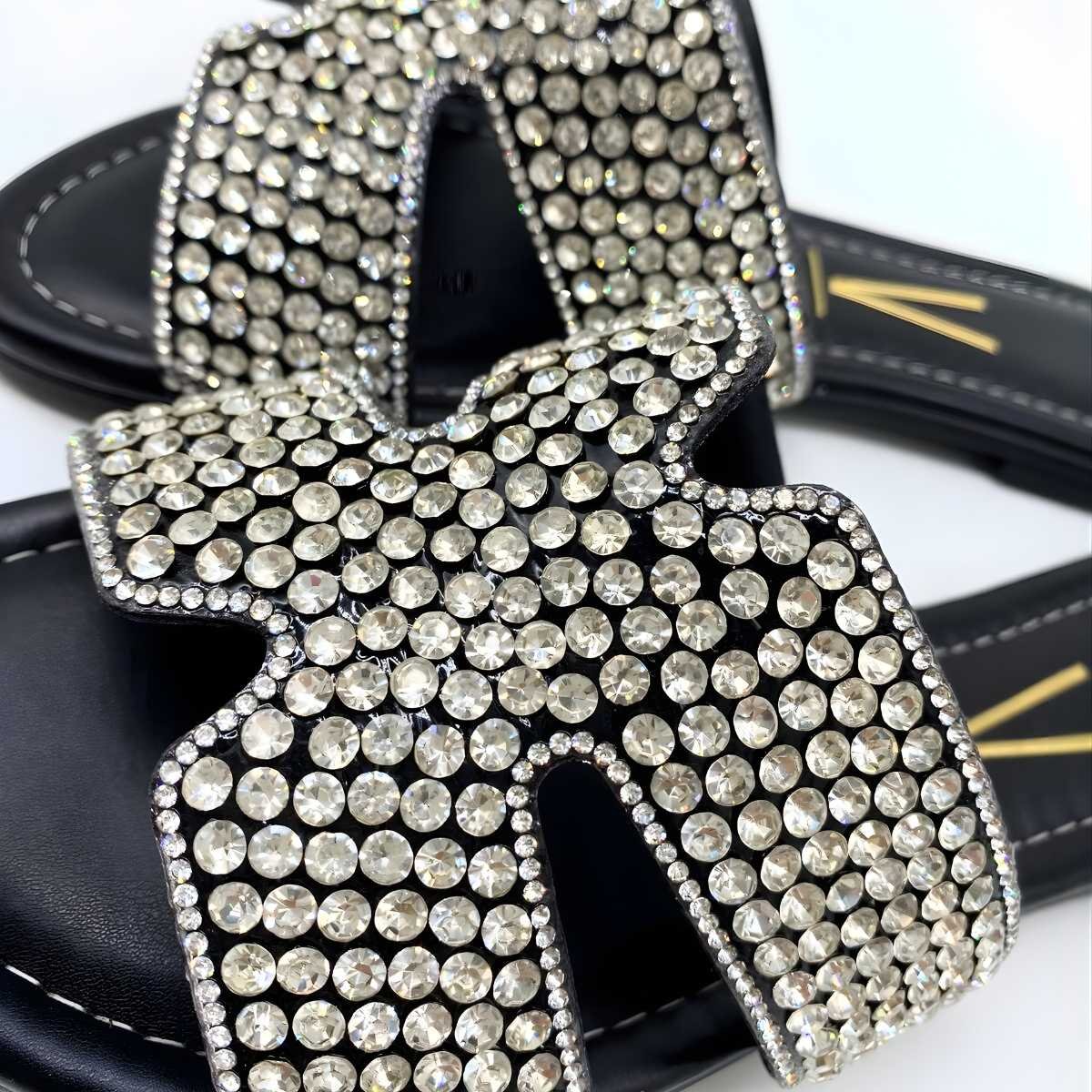 Sandália Feminina Vizzano Pedras Estilo Confy Leve 6371.1005 Preto 4