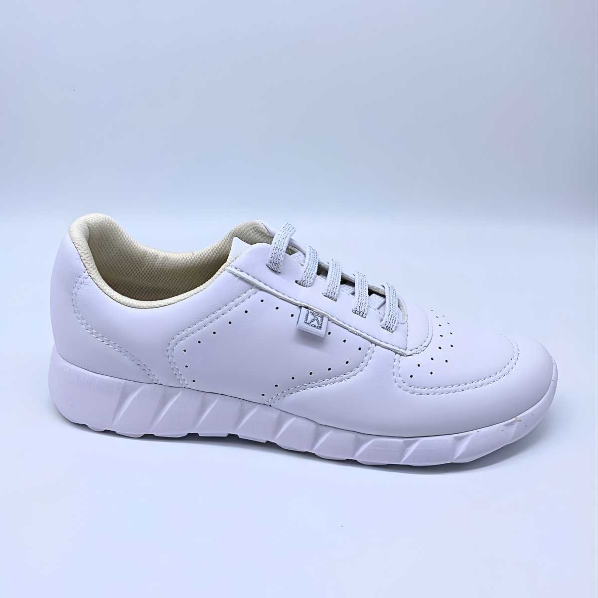 Tênis Feminino Piccadilly Branco Casual Elastico Leve 970110