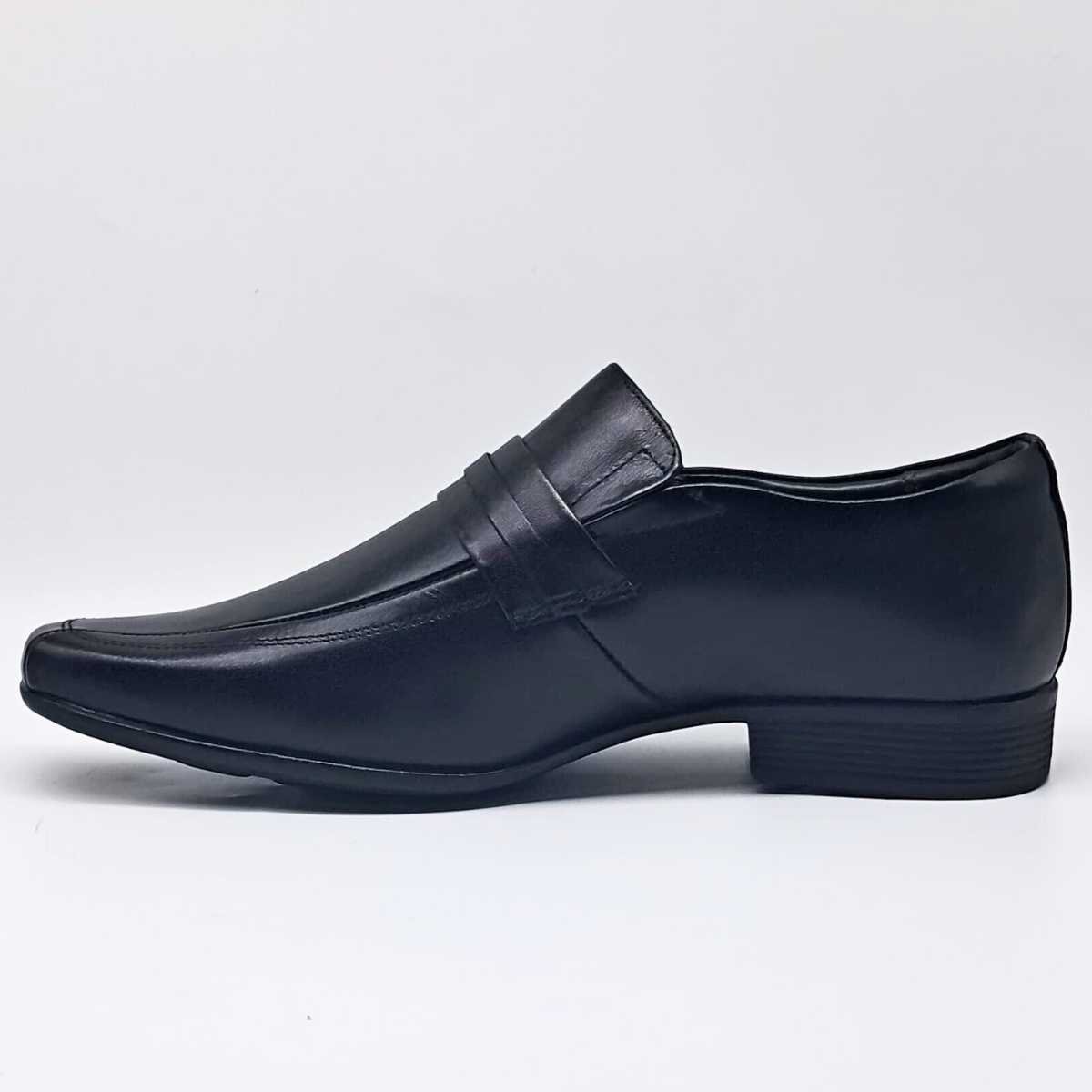 Sapato Social Masculino Jota Pe Elegante Calce Fácil 45022 Preto 2