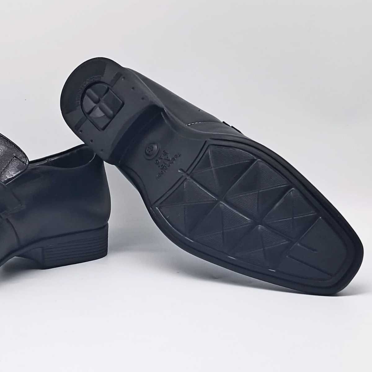 Sapato Social Masculino Jota Pe Elegante Calce Fácil 45022 Preto 5