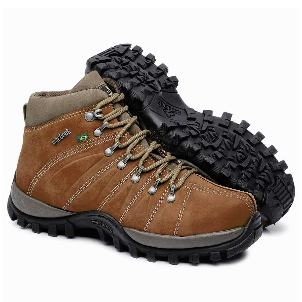 Bota Macboot Cano Alto Masculino Adventure Uira02 Marrom 3