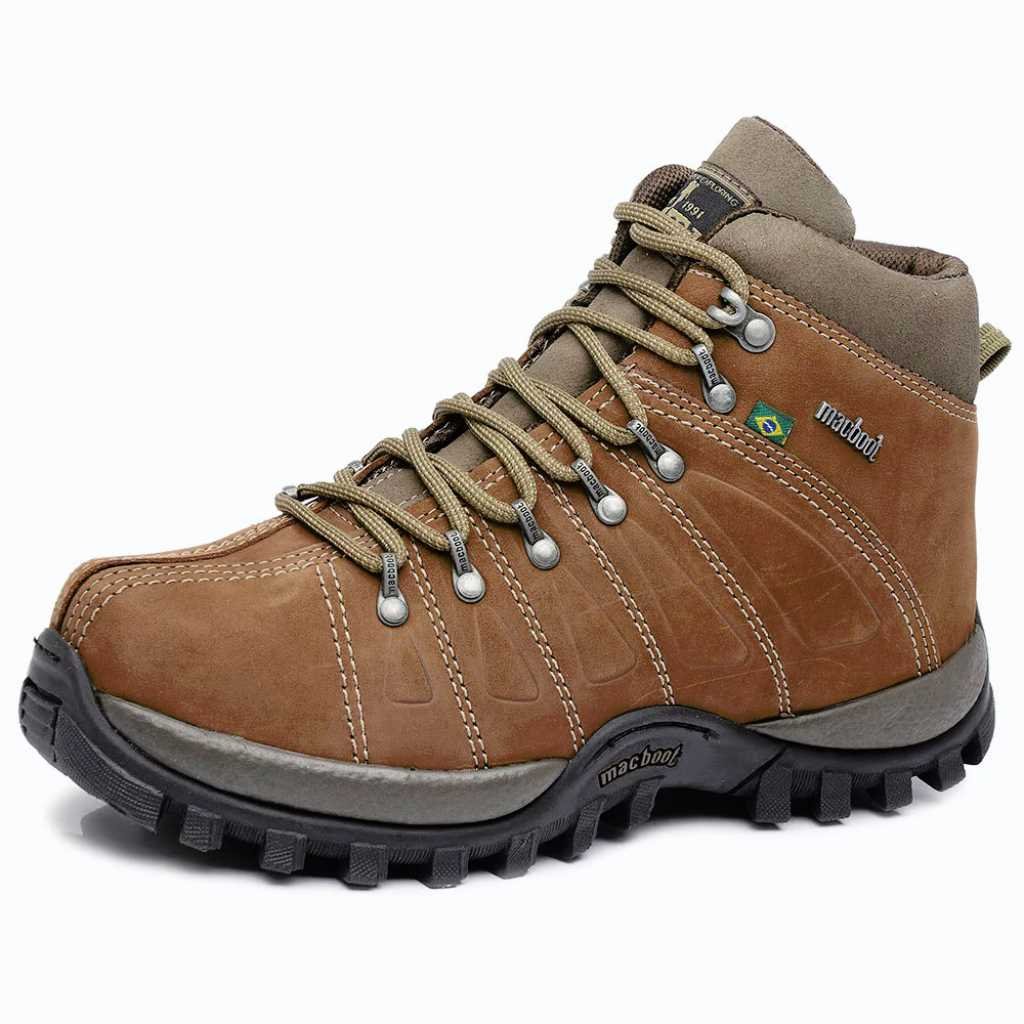 Bota Macboot Cano Alto Masculino Adventure Uira02 Marrom 4