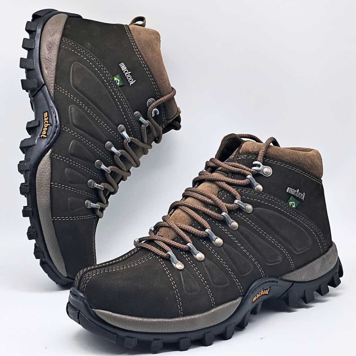 Bota Macboot Cano Alto Masculino Adventure Uira02 Café 6
