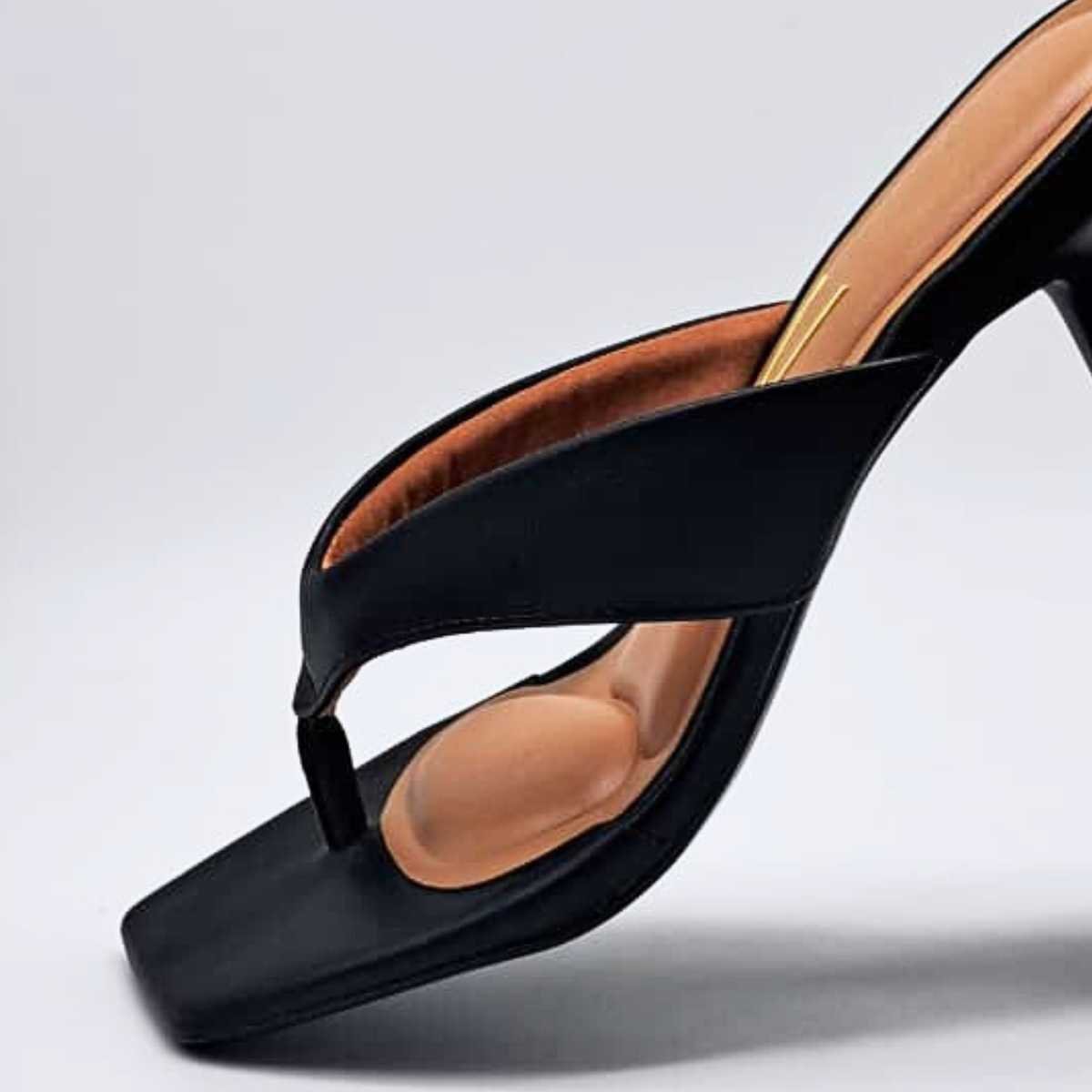 Tamanco Chinelo De Salto Taça Feminino Vizzano 6536.101 Preto 6