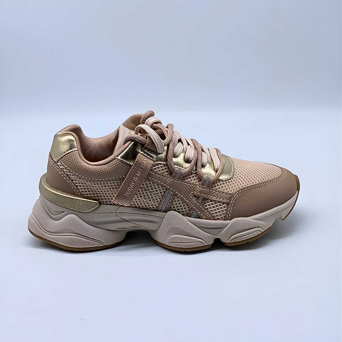 Tênis Feminino Ramarim Estilo Conforto Leve Casual 25-90206 Bege 2