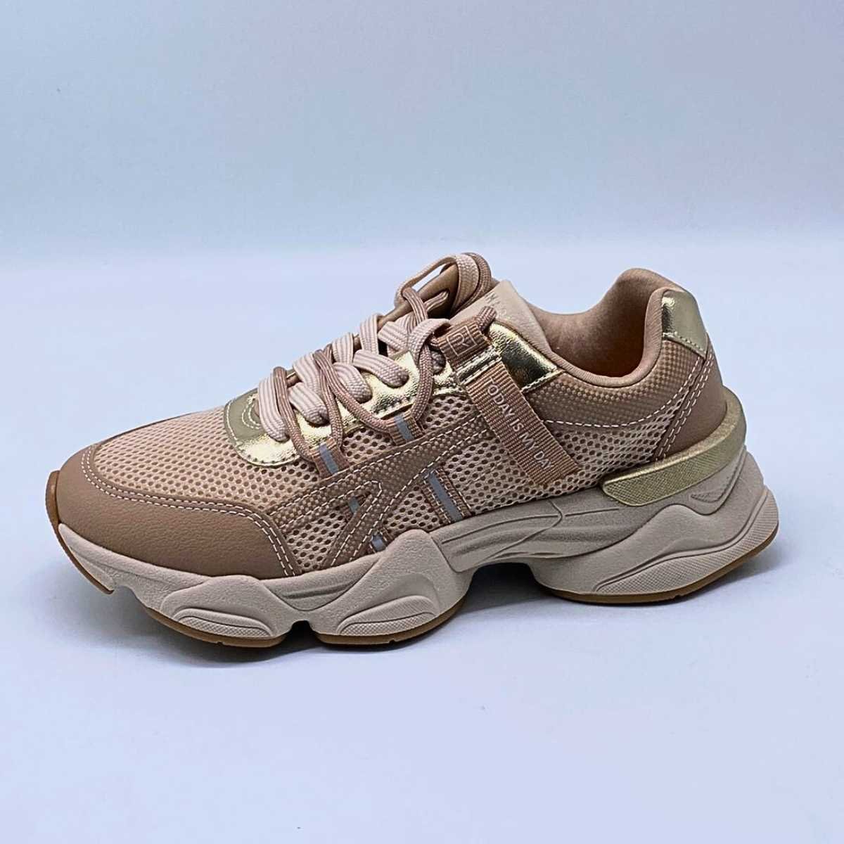 Tênis Feminino Ramarim Estilo Conforto Leve Casual 25-90206 Bege 3