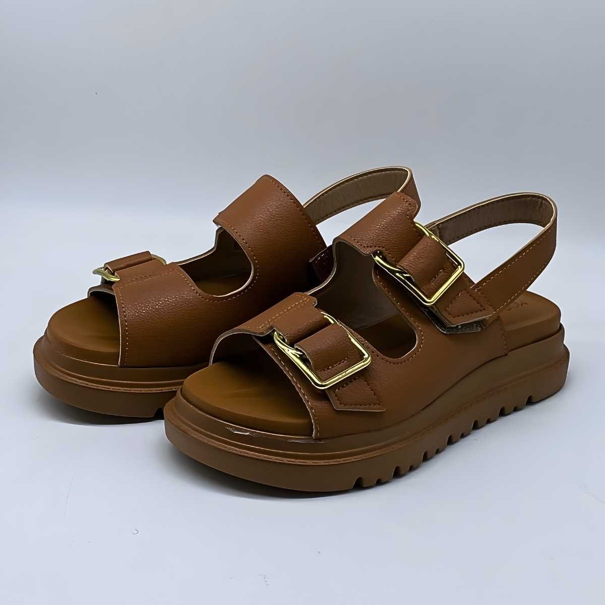 Sandália Feminina Modare Solado Tratorado 7200.102 Marrom 4