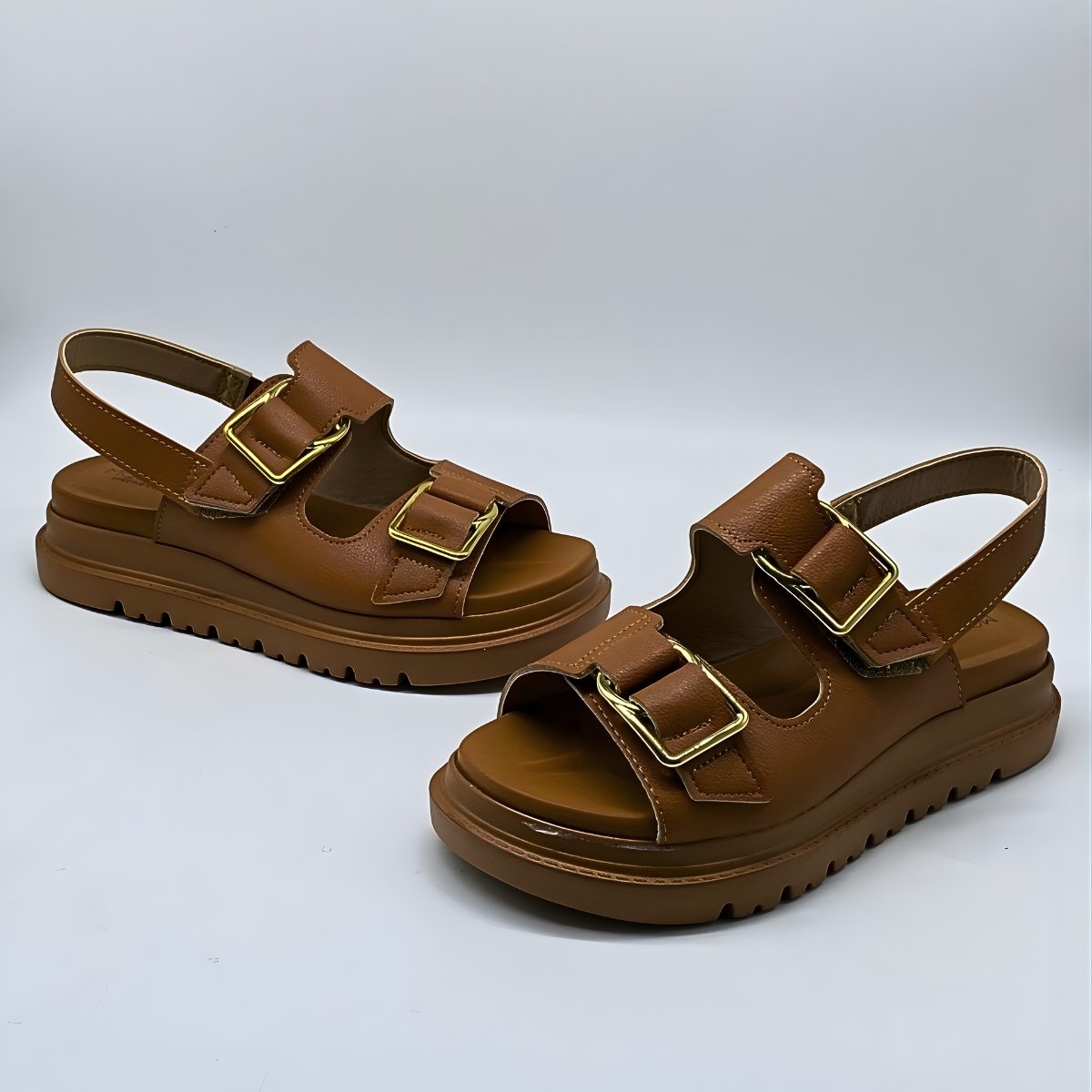 Sandália Feminina Modare Solado Tratorado 7200.102 Marrom 5