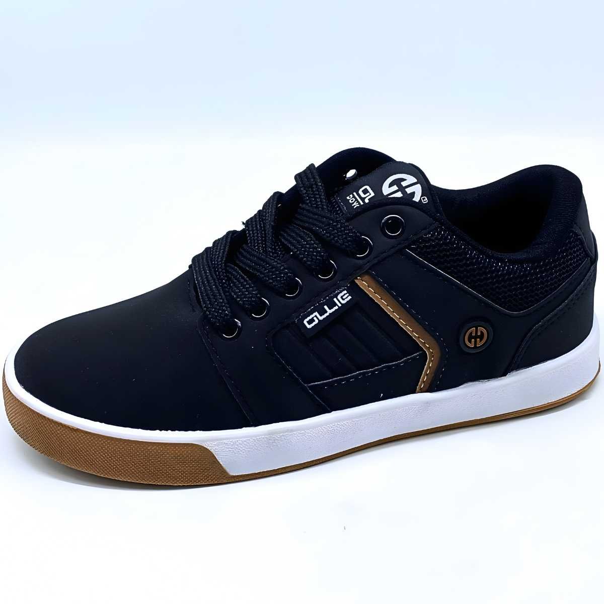 Tênis Menino Ollie Infantil Street Estilo Conforto Monster 3 Preto 8