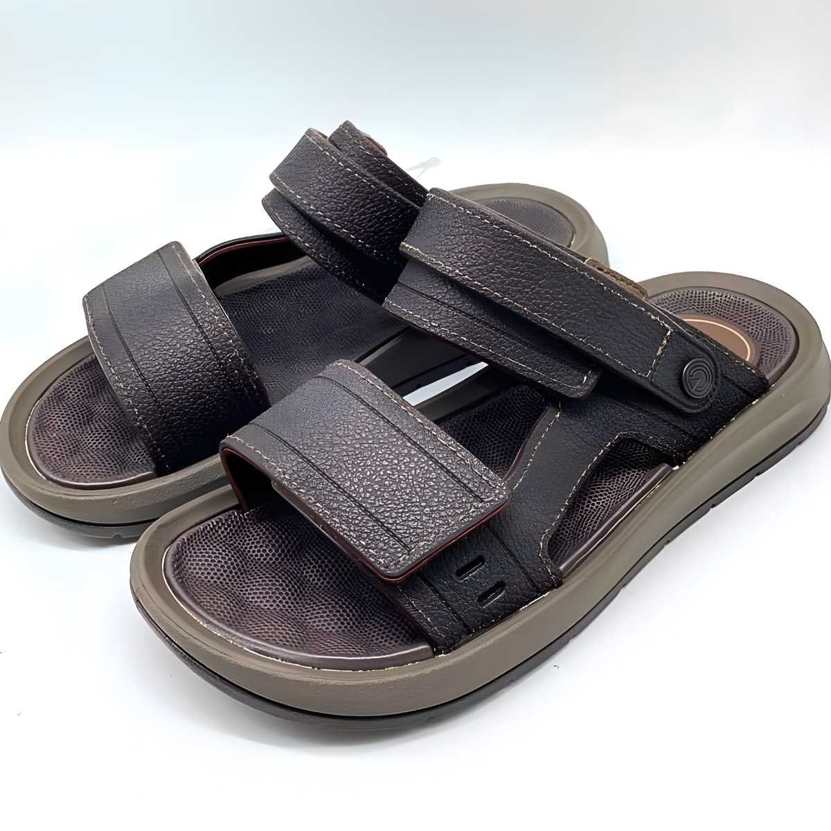 Sandália Masculina Cartago Santorini VII Estilo Conforto 12537 Café 4