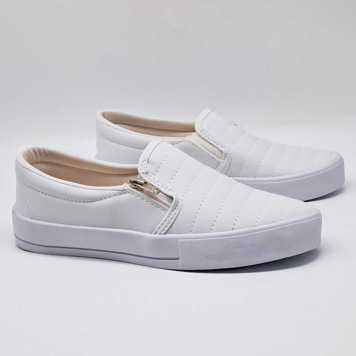 Tênis Feminino Vanessa Fashion Casual Slip On 1035 Branco 3