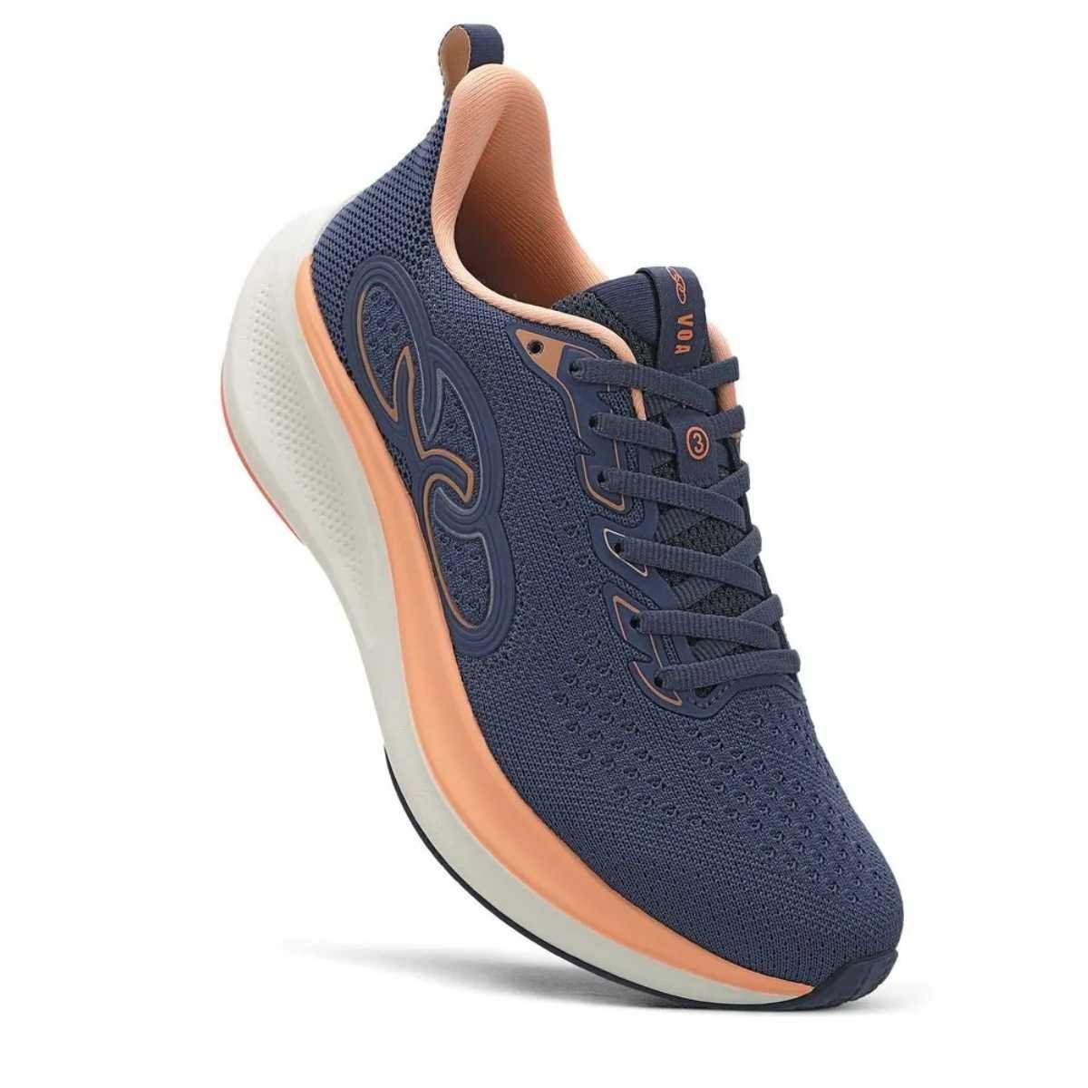 Tênis Feminino Olympikus Voa 3 Esportivo Estilo Confy 43263432 Azul/Pêssego 2