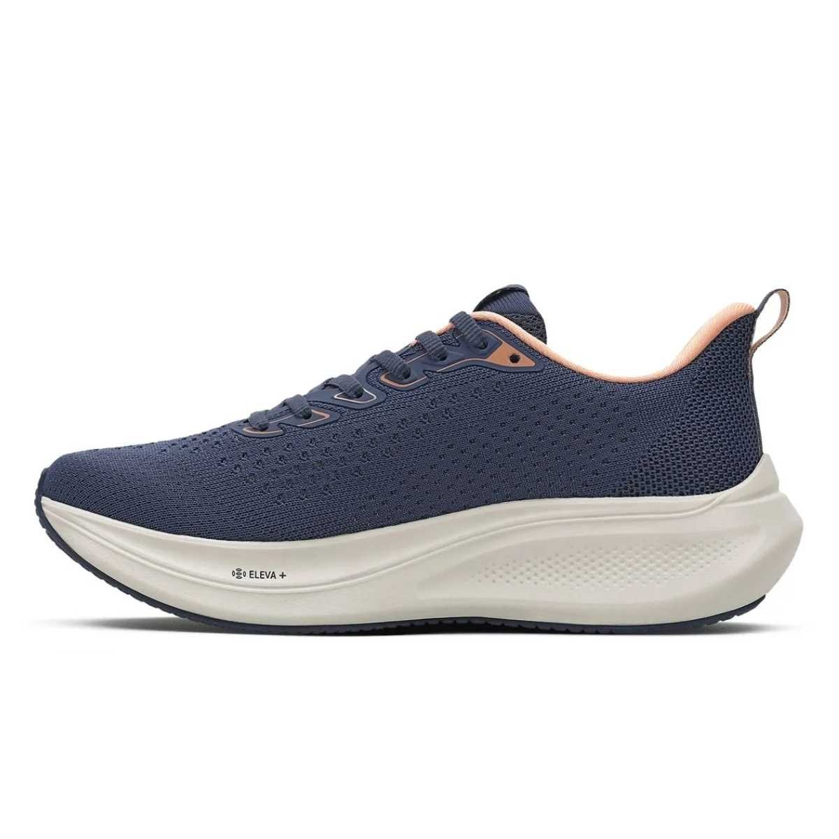 Tênis Feminino Olympikus Voa 3 Esportivo Estilo Confy 43263432 Azul/Pêssego 3