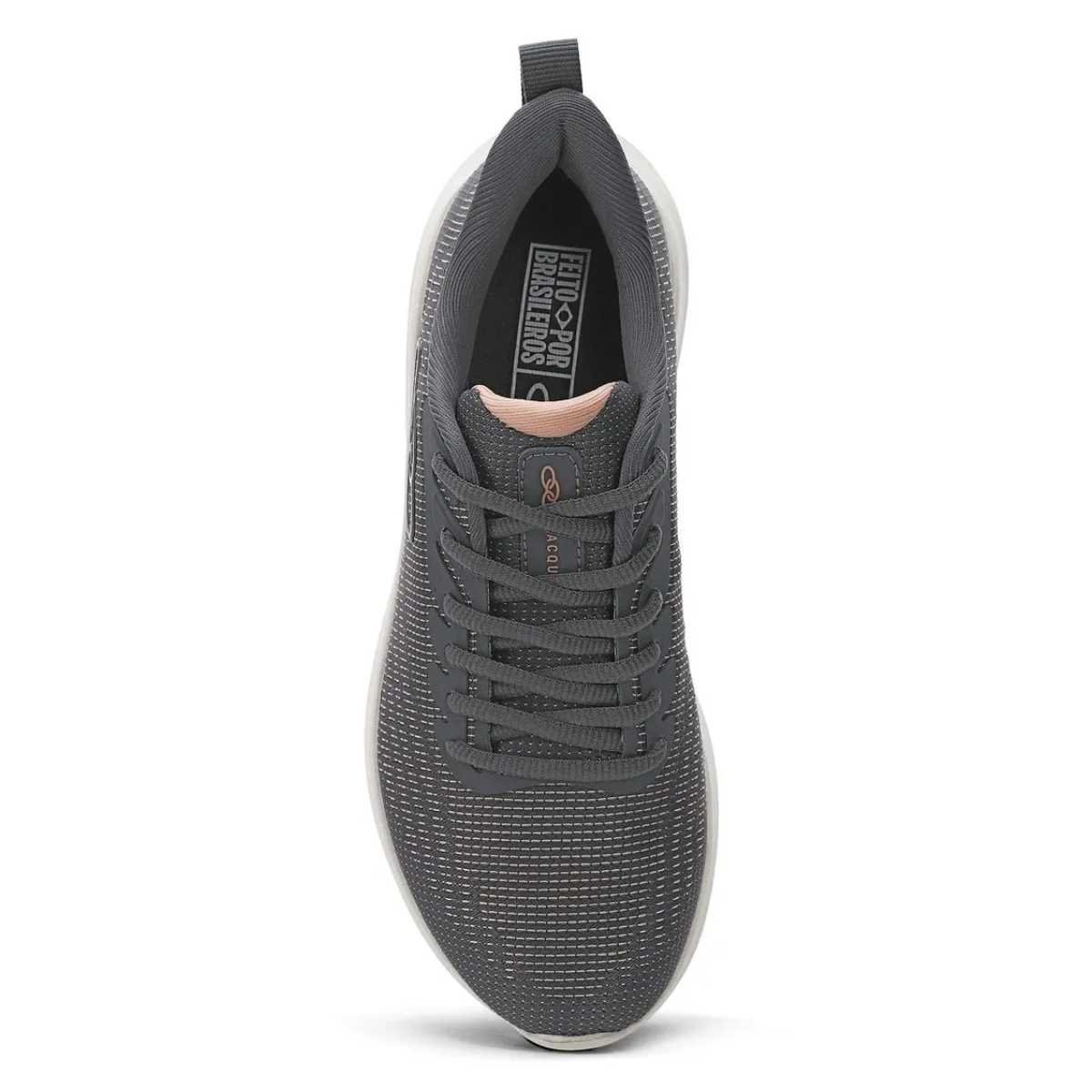 Tênis Feminino Olympikus Acqua Esportivo Confortável 43299316 Chumbo 4