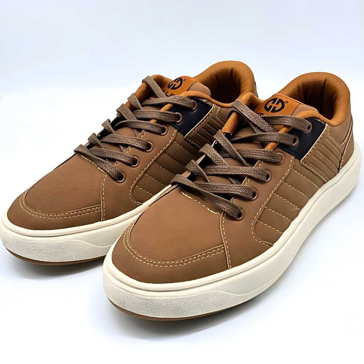 Sapatênis Masculino Ollie Estilo Conforto Leve Miami 408 Marrom 3