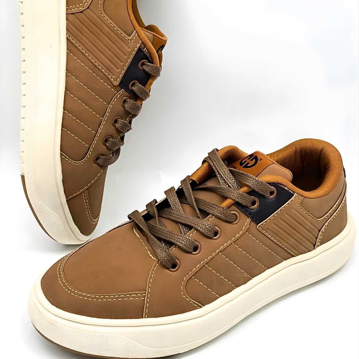 Sapatênis Masculino Ollie Estilo Conforto Leve Miami 408 Marrom 7