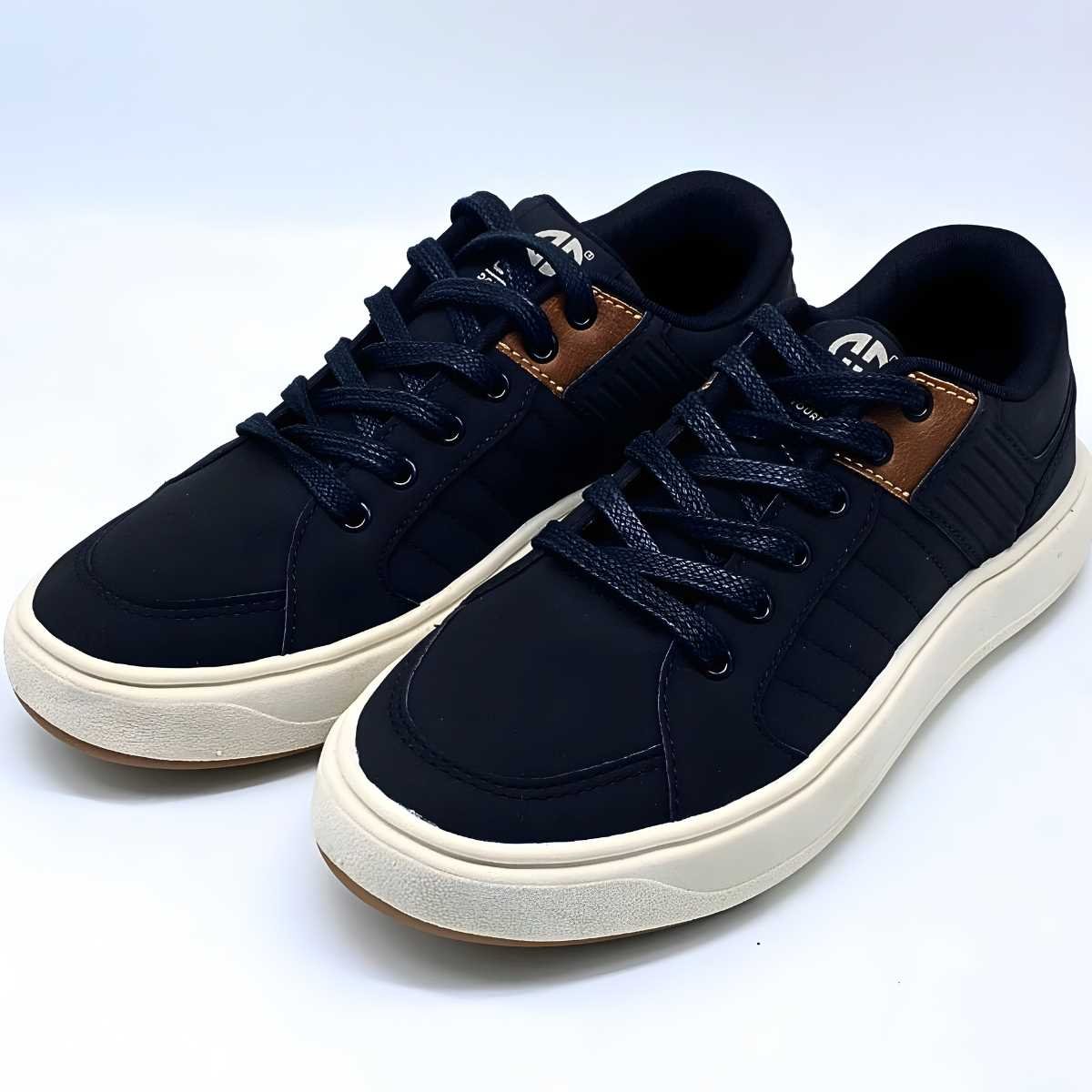 Sapatênis Masculino Ollie Estilo Conforto Leve Miami 408 Preto 3