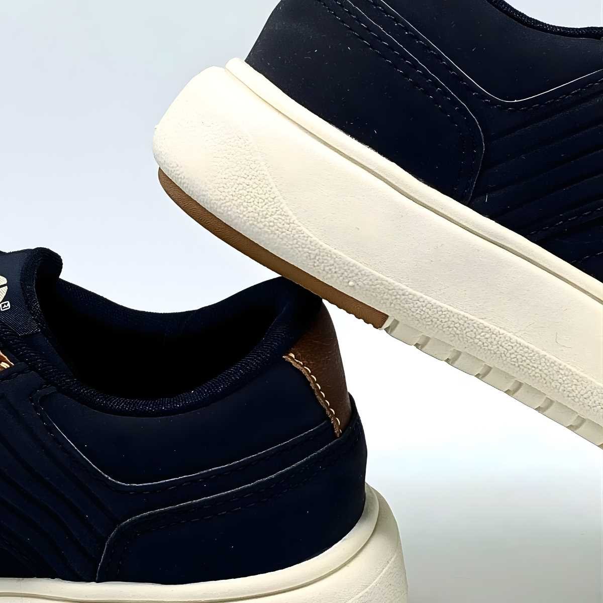 Sapatênis Masculino Ollie Estilo Conforto Leve Miami 408 Preto 5