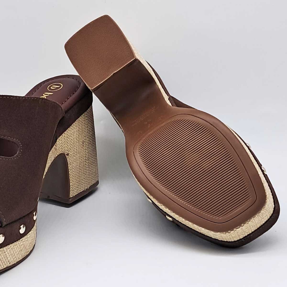 Tamanco Feminino Bebecê Palha Fivelas Estiloso T5110-129 Marrom 5