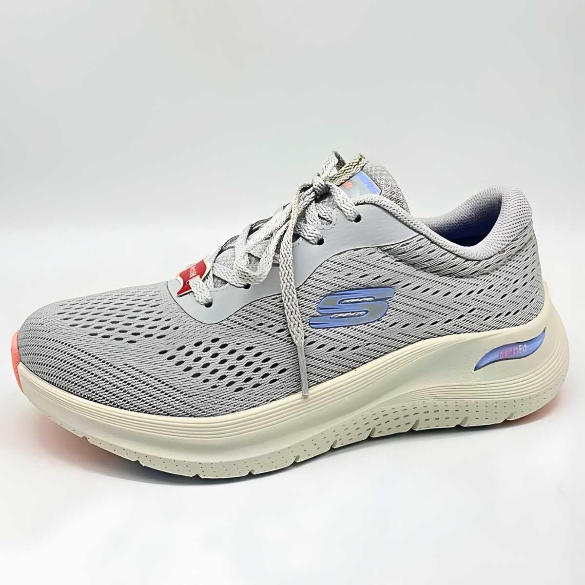 Tênis Feminino Skechers Fit 2.0 Estilo Conforto Leve 150051 Cinza 2