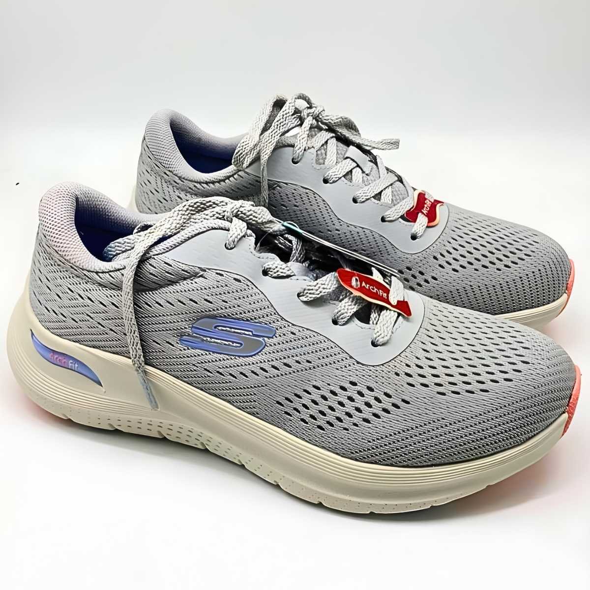 Tênis Feminino Skechers Fit 2.0 Estilo Conforto Leve 150051 Cinza 3