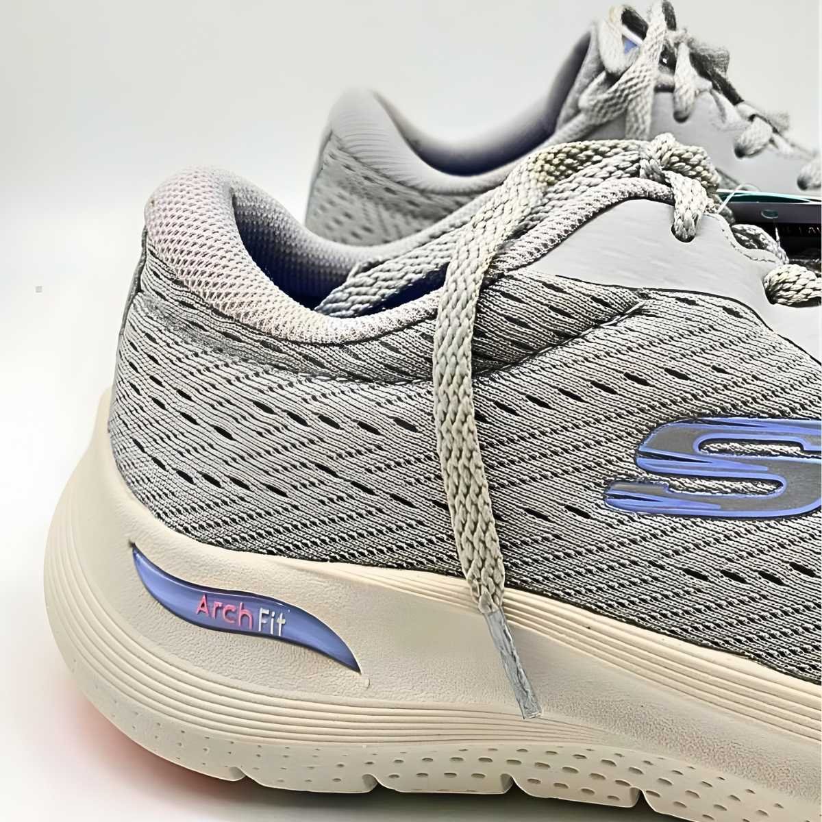 Tênis Feminino Skechers Fit 2.0 Estilo Conforto Leve 150051 Cinza 6