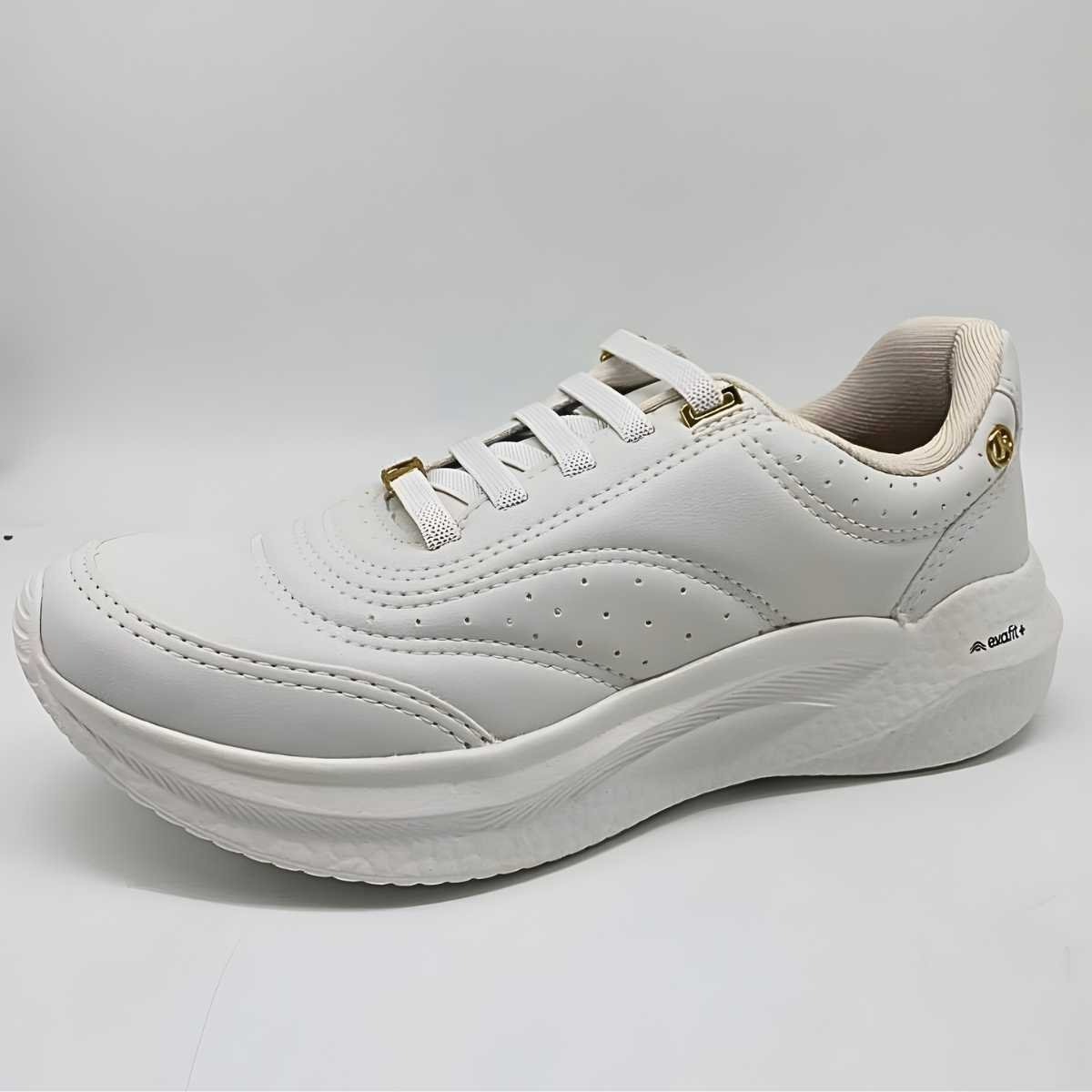 Tênis Feminino Kolosh Estilo Conforto Casual Ultraleve E0561 Branco 2