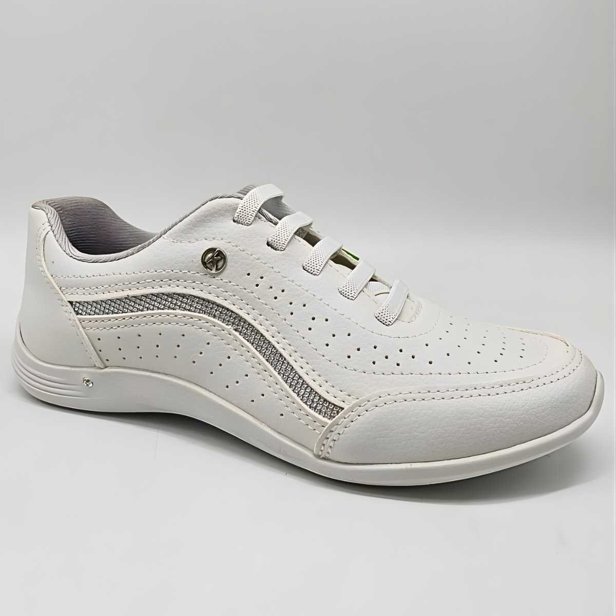 Tênis Feminino Kolosh Strass Estilo Conforto Leve C3184a