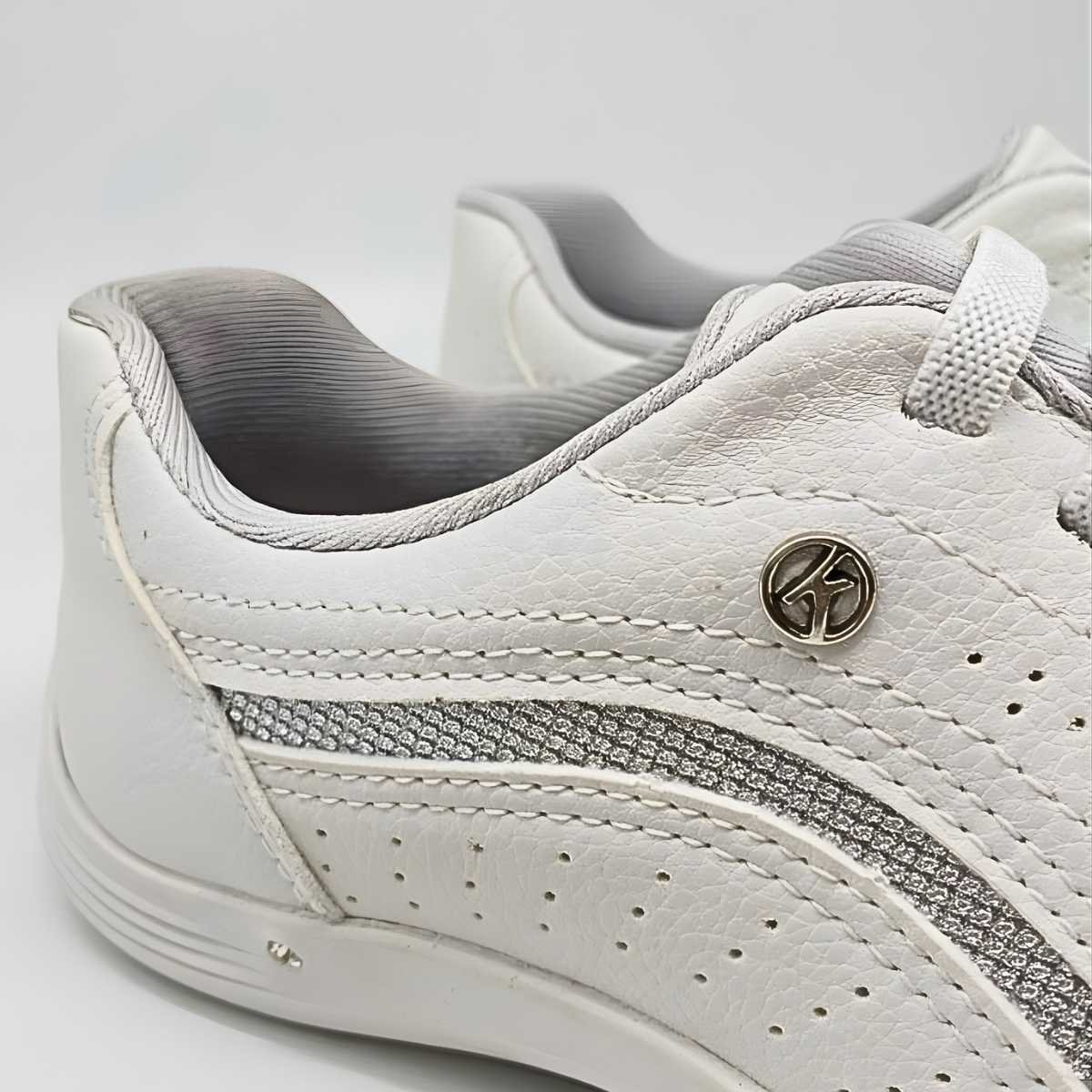 Tênis Feminino Kolosh Strass Estilo Conforto Leve C3184a Branco 4