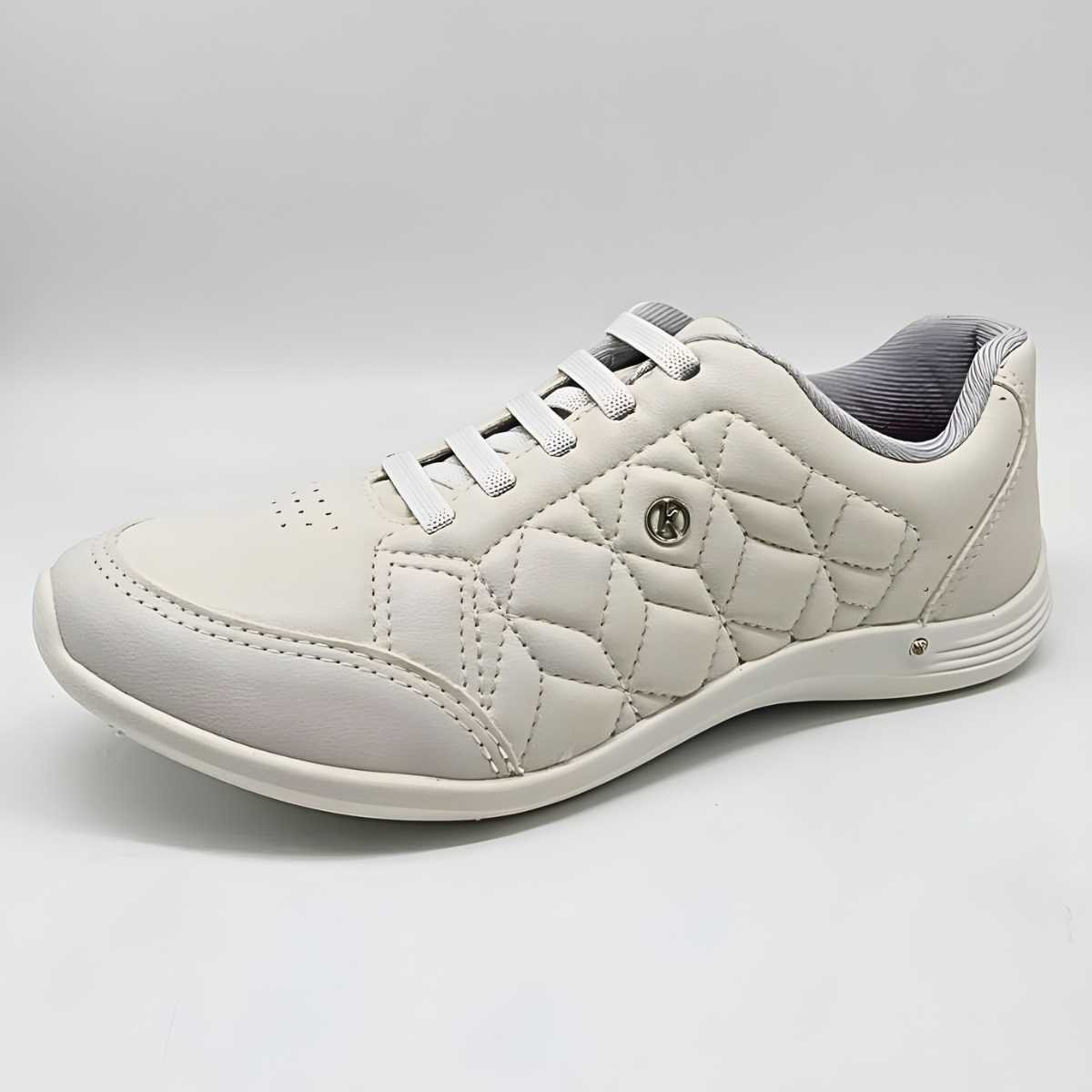 Tênis Feminino Kolosh Estilo Conforto Leve Casual C3185 Branco 2
