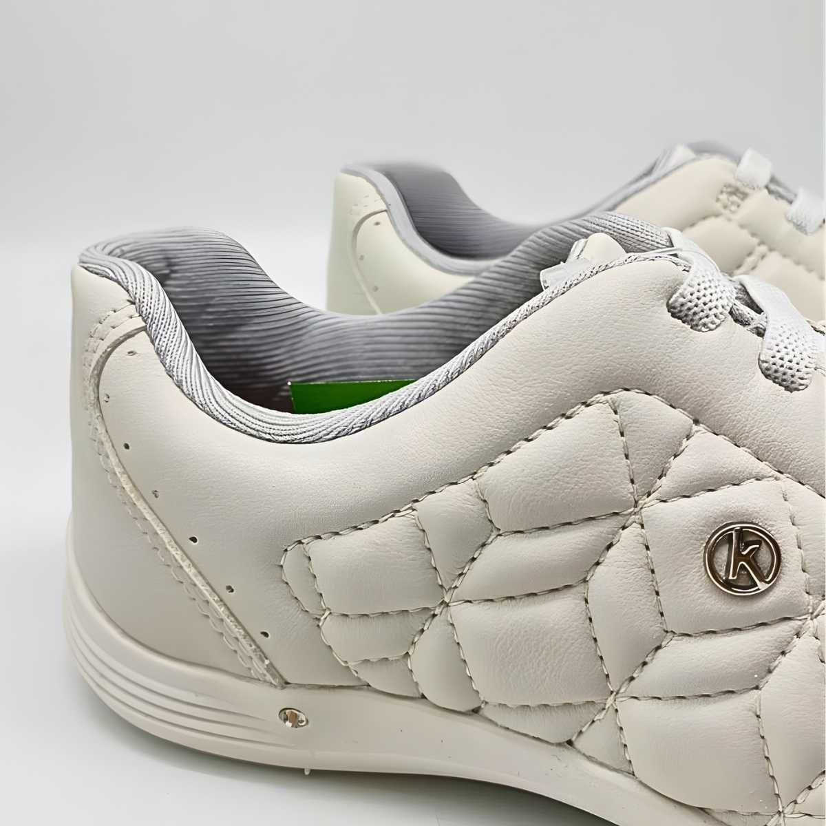 Tênis Feminino Kolosh Estilo Conforto Leve Casual C3185 Branco 5