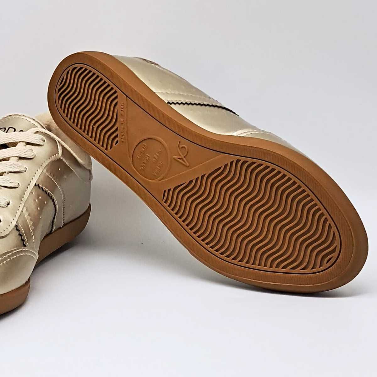 Tênis Feminino Addan Mulher Casual Estilo Conforto 18121 Dourado 5