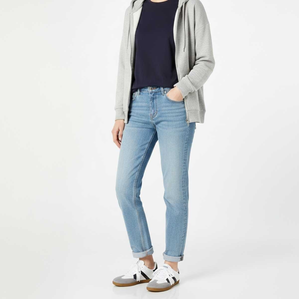 Tênis Feminino Addan Mulher Casual Estilo Conforto 18121 Branco 8