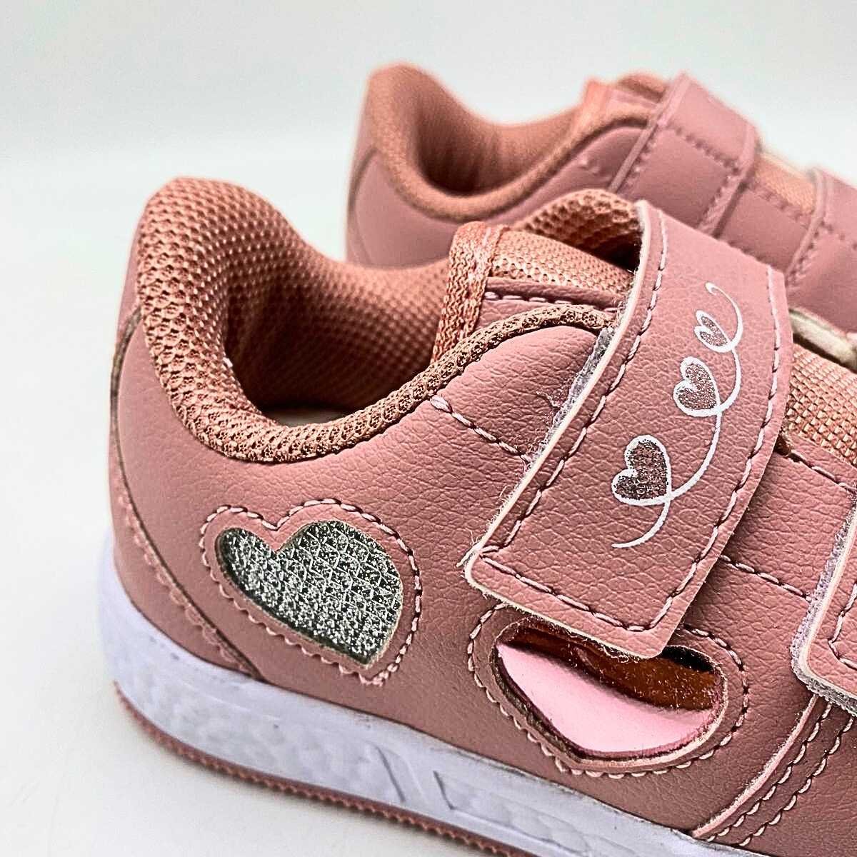 Tênis Menina Ns Via Vip Infantil Velcro Estilo Conforto Vv2822 Rosa 5