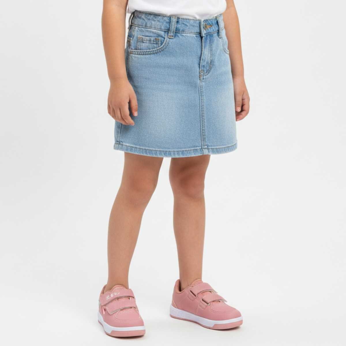 Tênis Menina Ns Via Vip Infantil Velcro Estilo Conforto Vv2822 Rosa 9