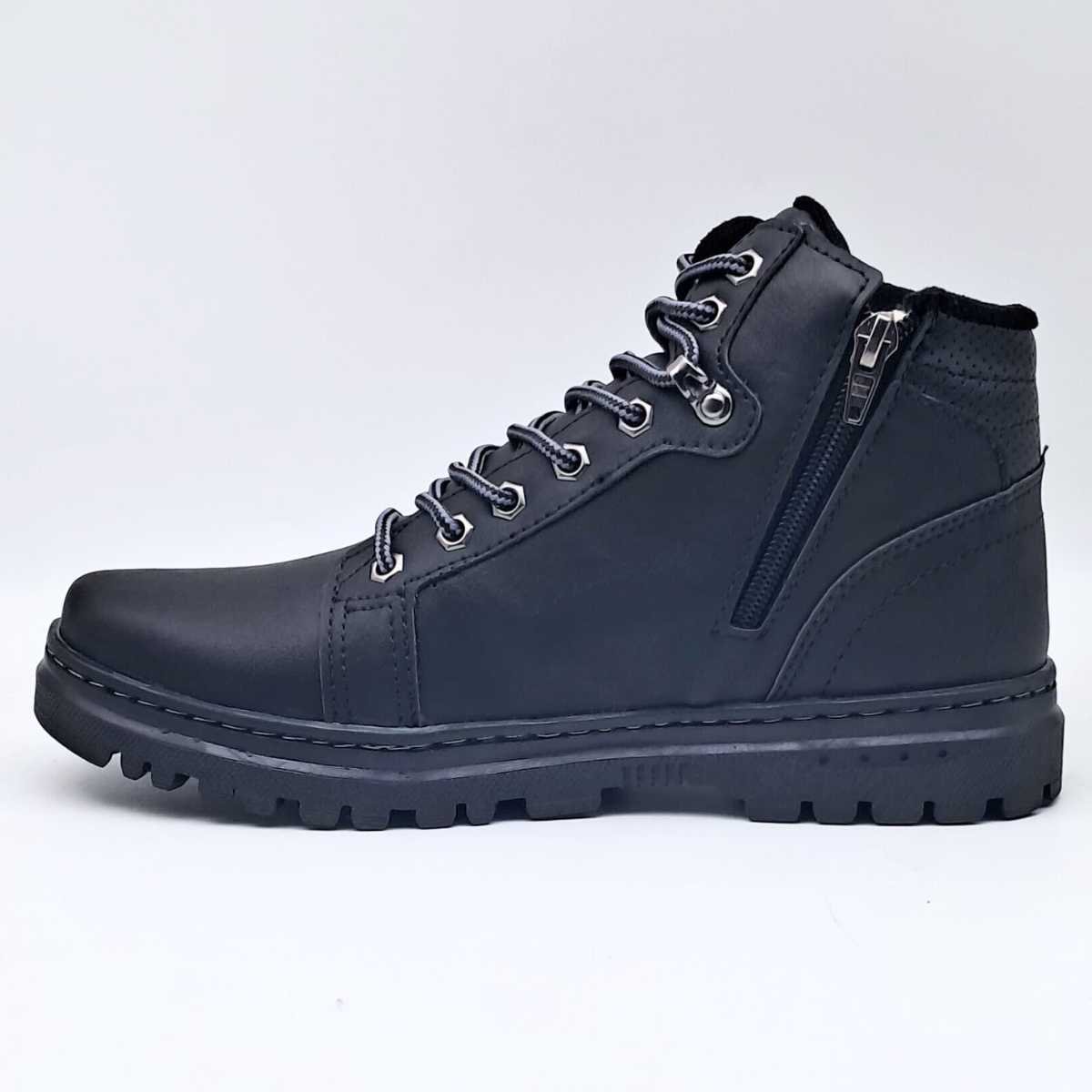 Bota Masculina Adventure Trilha Confortável Resistente 0112a Preto 2