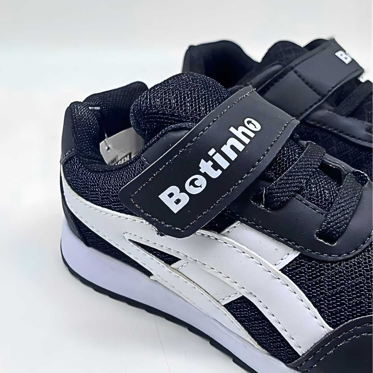 Tênis Infantil Botinho Menino Estilo Conforto Leve Bt704 Preto 4