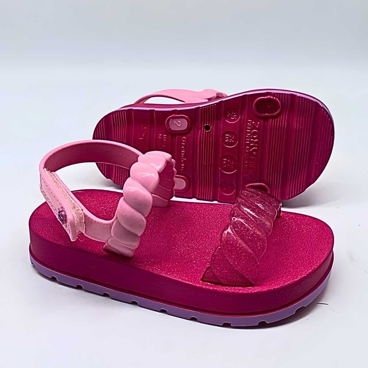 Sandália Infantil Gdn Zaxy Menina Estilo Conforto Leve 19287 Rosa 4
