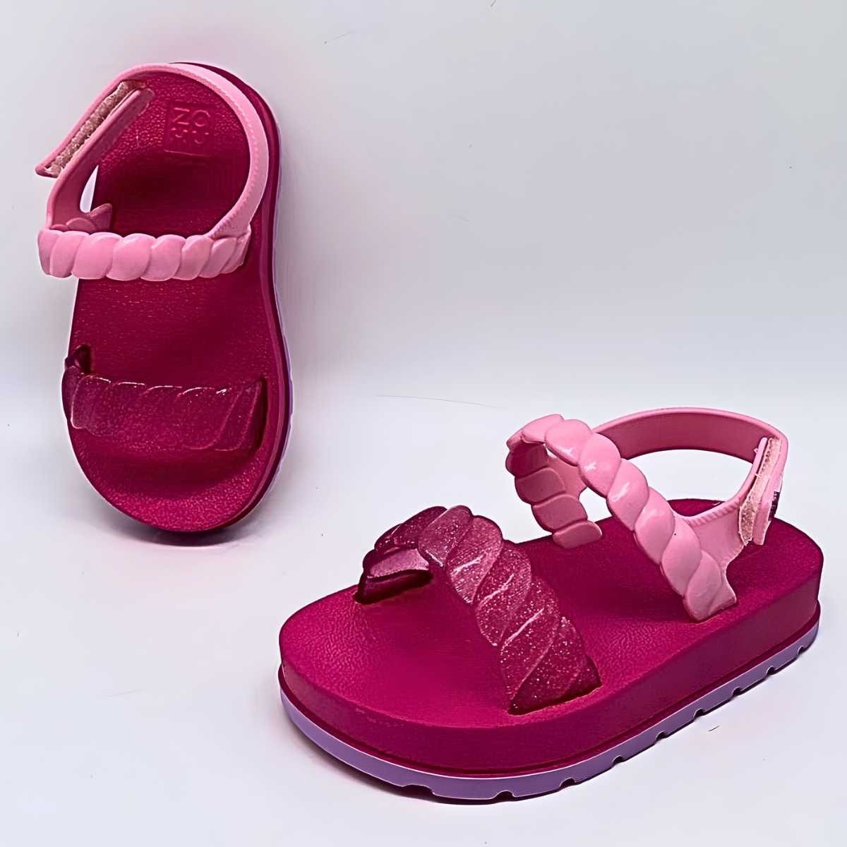 Sandália Infantil Gdn Zaxy Menina Estilo Conforto Leve 19287 Rosa 5