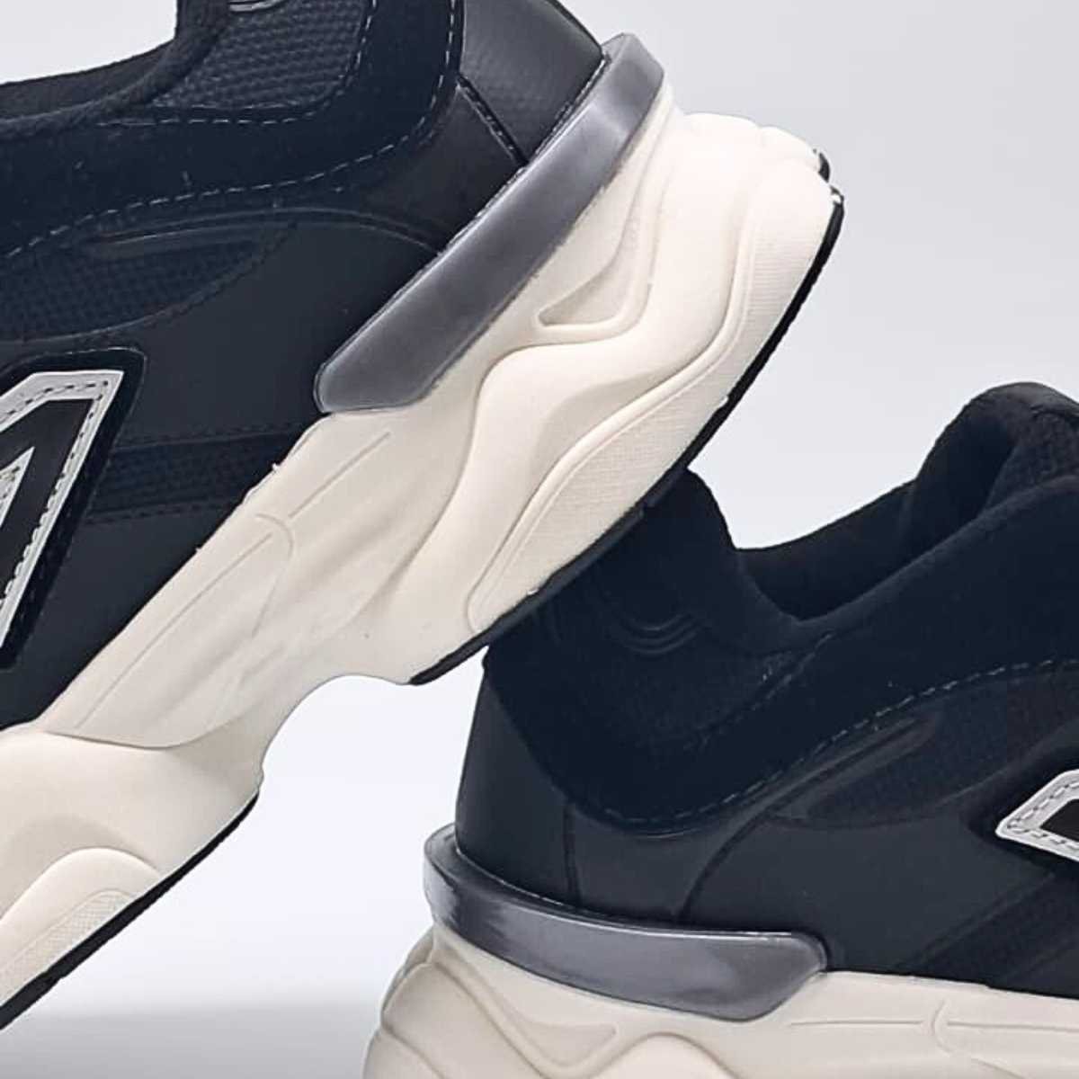 Tênis Unissex Jet Crazy Z Running Estilo Confortável Leve 348 Preto 4