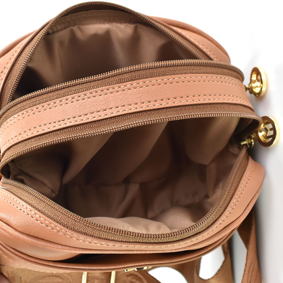 Modare Bolsa Napa Soft Camel Elegante Versatil Camel 7