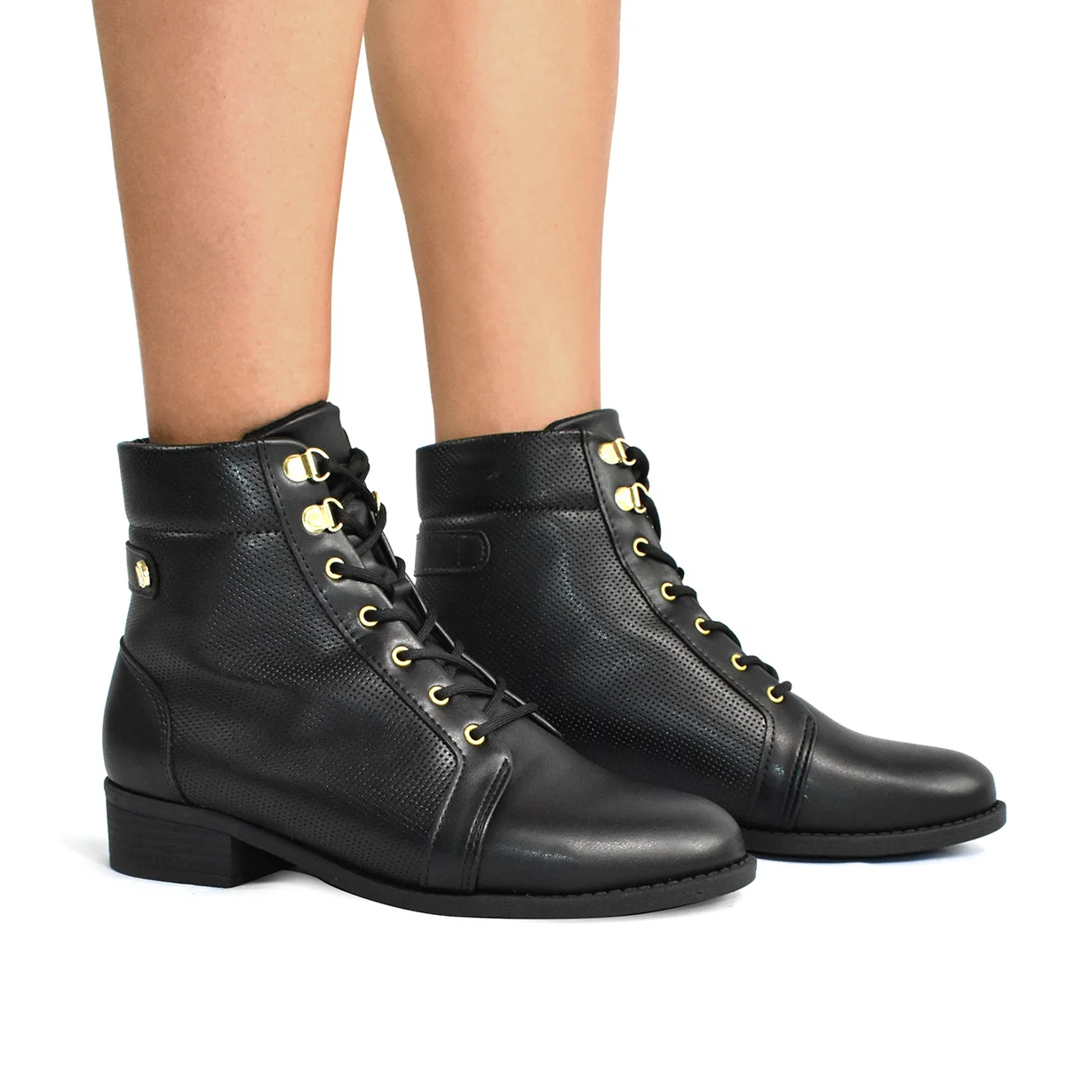 Coturno Modare Feminino Preto Cadarco Conforto Casual Preto 3