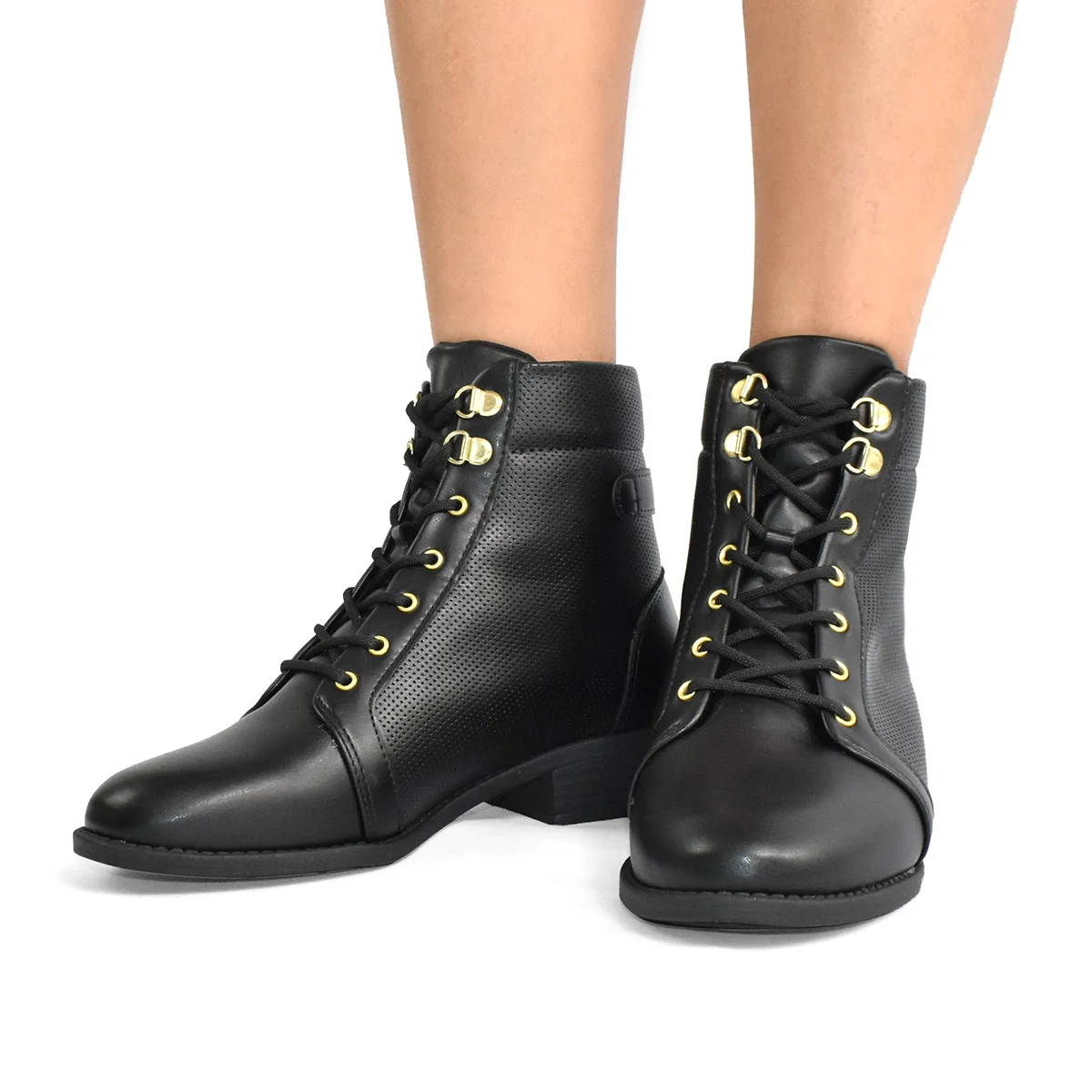 Coturno Modare Feminino Preto Cadarco Conforto Casual Preto 4